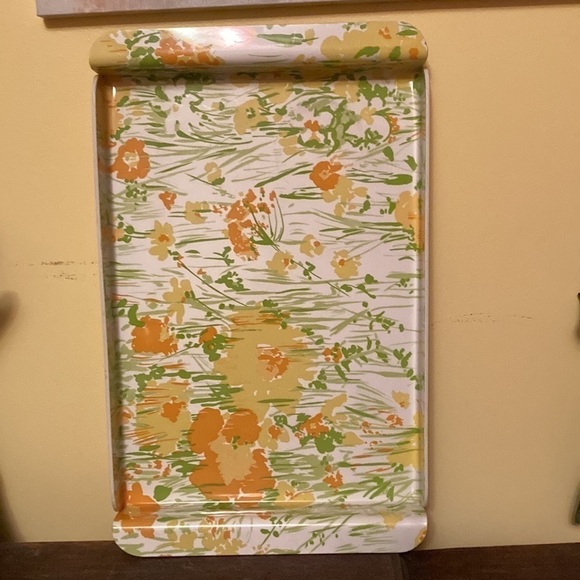 Price drop … MCM 60s Fantastic Floral Bowl, Divided Plate and Serving Tray. - Picture 3 of 13